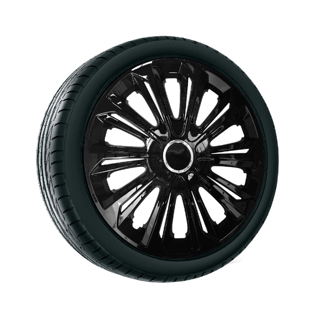 Universal Radkappe 15'' NRM Strong schwarz lackiert 1 Stück