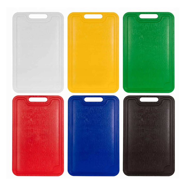HACCP Schneidebrett Set – 6 farbcodierte Schneidebretter aus BPA-freiem Kunststoff Practic