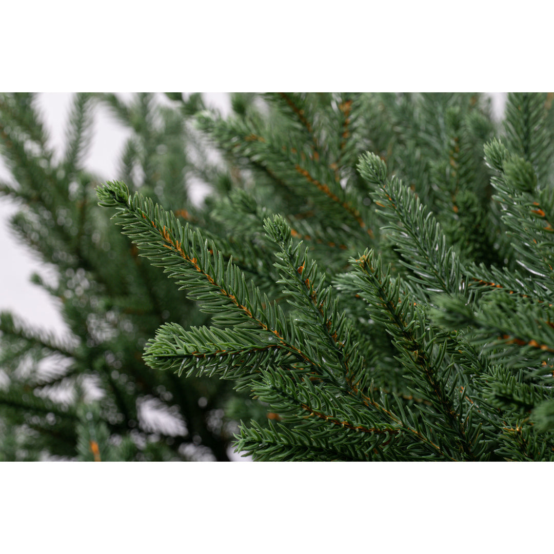 Novatom künstlicher Weihnachtsbaum, koreanische Fichte, 220 cm 100% PE, grün, SKOR220