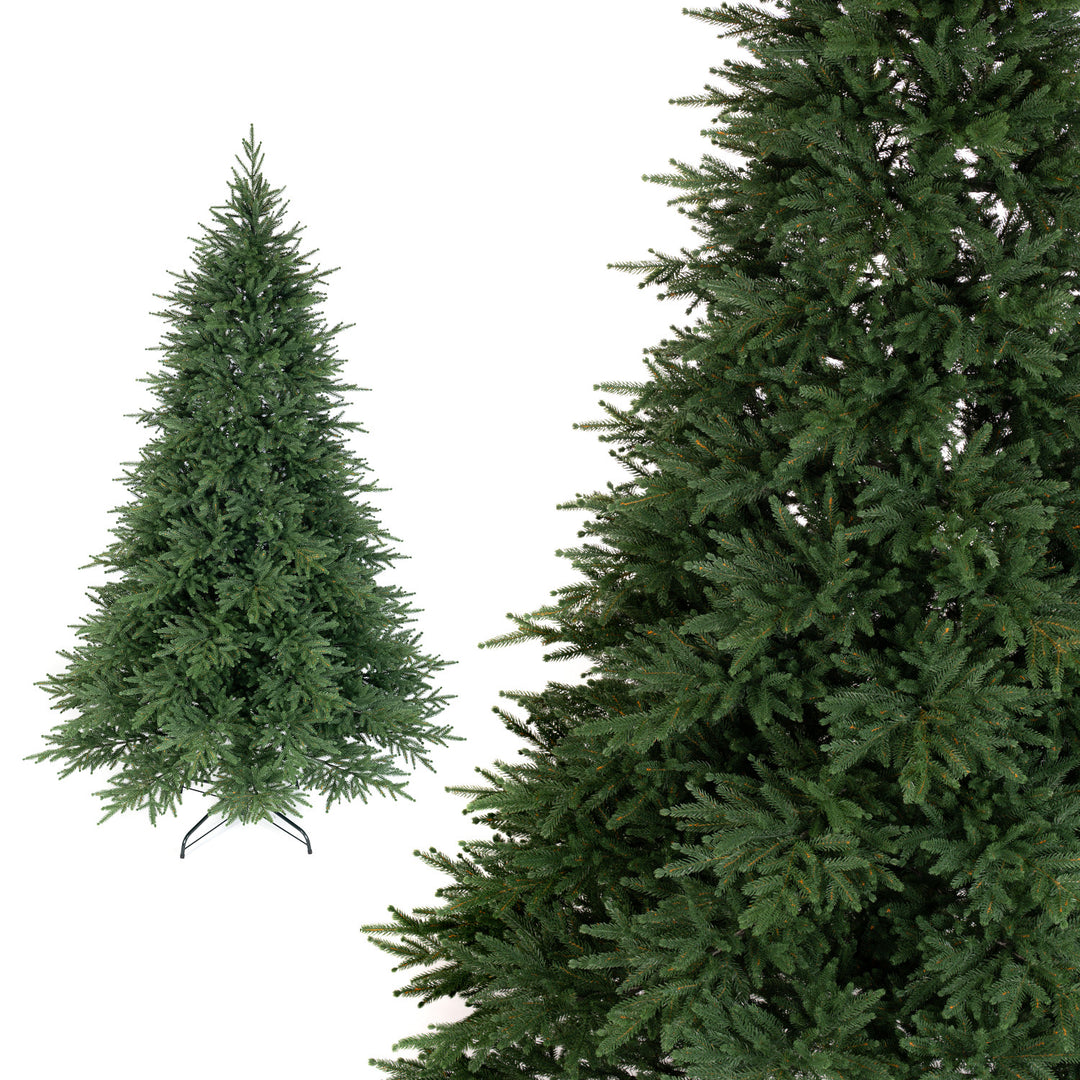 Novatom künstlicher Weihnachtsbaum, koreanische Fichte, 220 cm 100% PE, grün, SKOR220