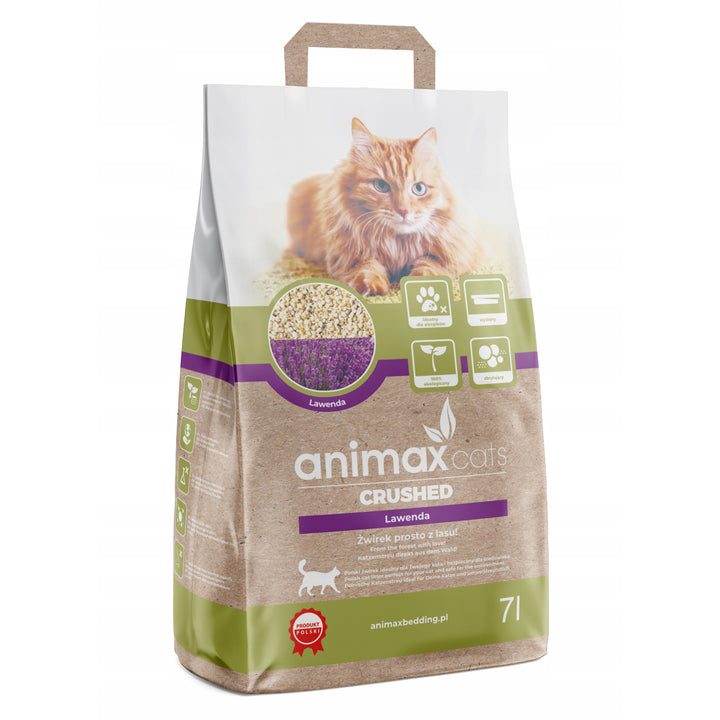Einstreu, Duft Lavendel, zerkleinert, 7 Liter, Animax