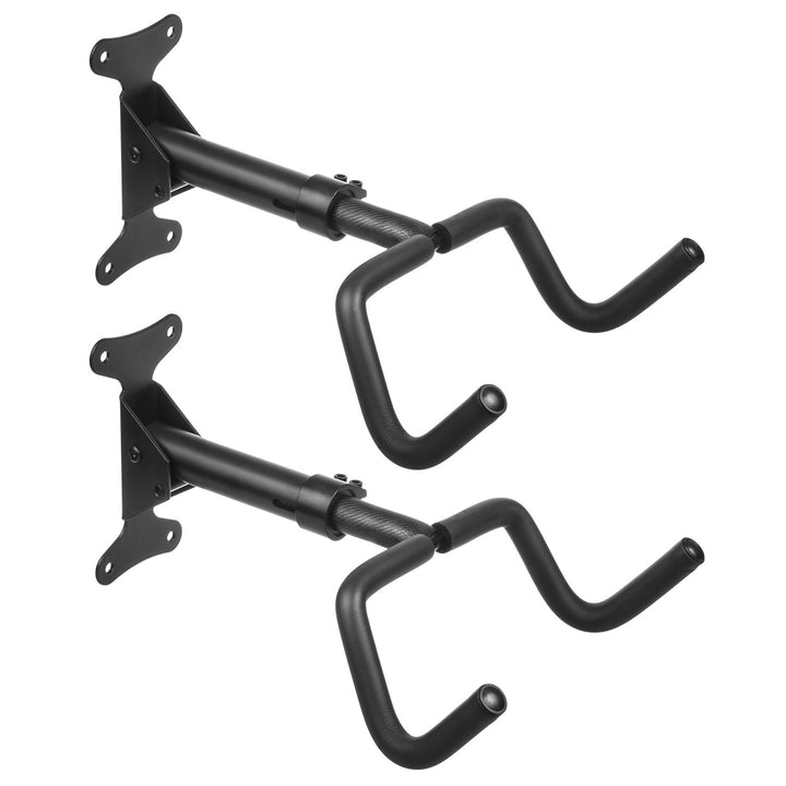 Maclean Fahrrad-Wandhalterung, horizontal, Stahl, max. Belastung 30kg, MC-431, 2 Stück