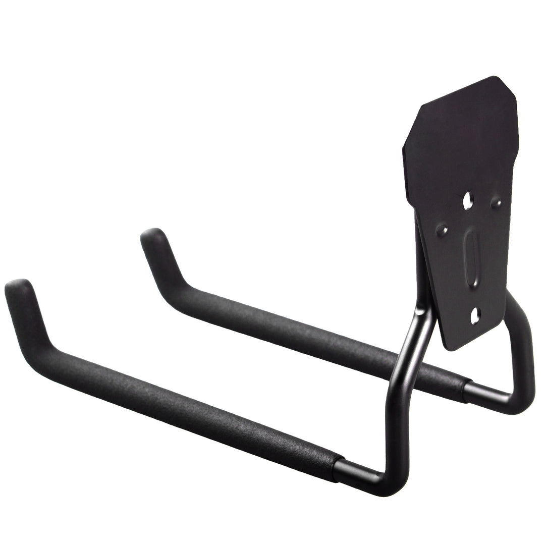 Maclean Garagenwandhalterung, für Reifen, Gartengeräte, Leiter, Gartenschläuche, Stahl, max. Belastung 35kg, MC-439 + MC440