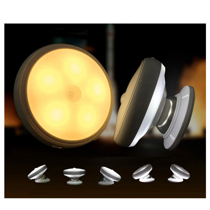 LED-Lampe mit Maclean-Bewegungssensor, Magnet, Hintergrundbeleuchtung, Lichtmodi: kontinuierlich, PIR-Sensor, 3xAA, MCE223, 2 Stück