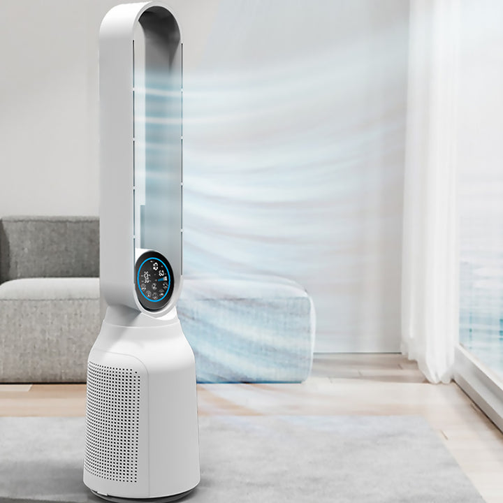 Plasmagebläse ohne Lamellen und Air Essence LevanteLift Luftreiniger mit Ionisierungsfunktion