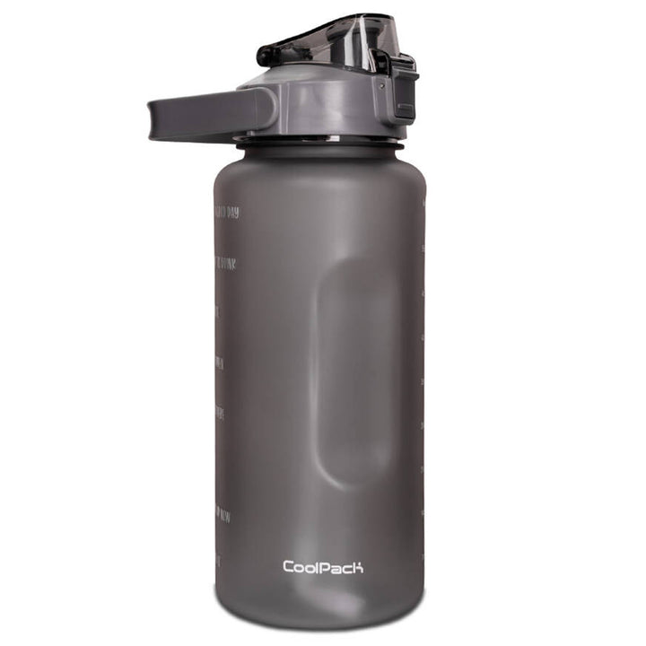 Wasserflasche Reiseflasche 2000ml, PETG, Grau, Cancan Z25009