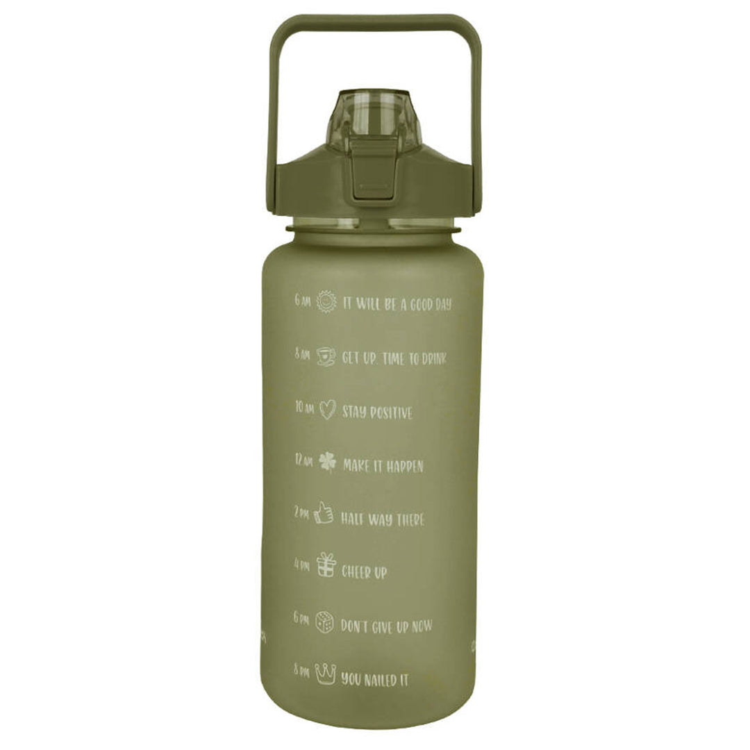 Bidon Kühlpack, 2000ml, PETG, khaki, Cancan Z25012