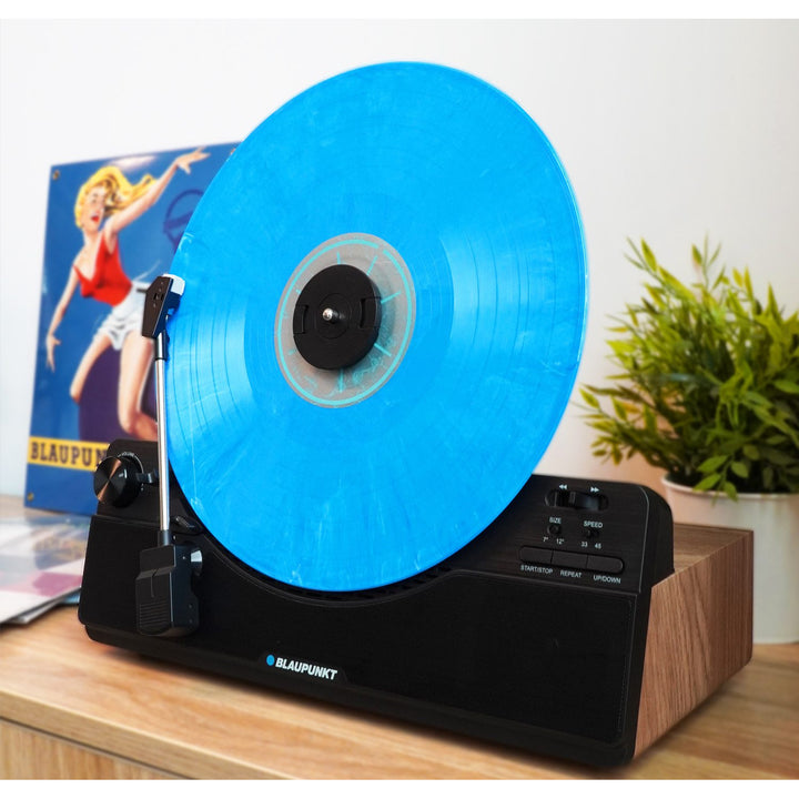 Blaupunkt Vertical Plattenspieler, Bluetooth, 2x5W RMS, schwarz, VT100BK