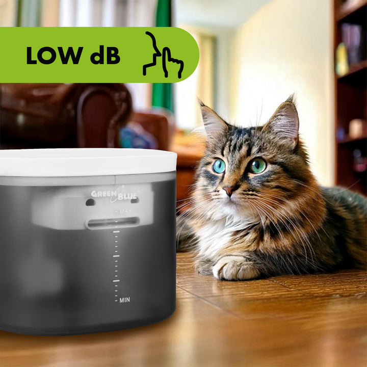 GreenBlue automatischer Wasserspender/Tiertränke, 3L, USB 5V1A, GB392 + 6 Ersatzfilter GB394