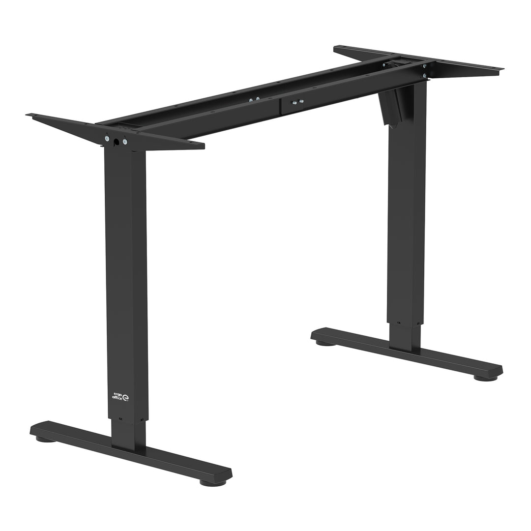 Ergo Office elektrisch höhenverstellbarer Schreibtisch, max. Höhe 1160mm, max - 80 kg, ohne Tischplatte, schwarz, ER-400 B
