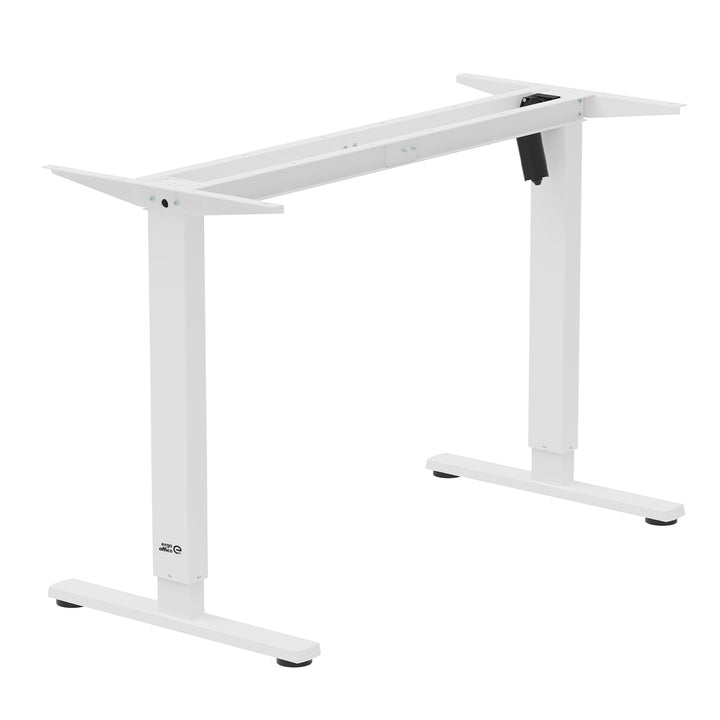 Höhenverstellbarer elektrischer Schreibtisch Ergo Office, max. Höhe 1160mm, max - 80 kg, ohne Tischplatte, weiß, ER-400 W