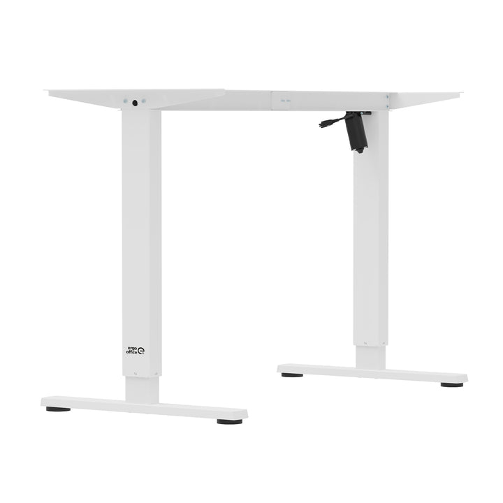 Höhenverstellbarer elektrischer Schreibtisch Ergo Office, max. Höhe 1160mm, max - 80 kg, ohne Tischplatte, weiß, ER-400 W