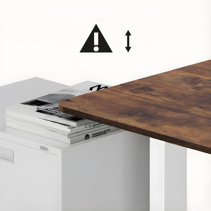 Höhenverstellbarer elektrischer Schreibtisch Ergo Office, max. Höhe 1160mm, max - 80 kg, ohne Tischplatte, weiß, ER-400 W