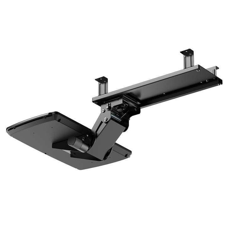 Maclean Untertisch-Tastaturablage, verstellbar, max. 5kg, schwarz, MC-156 B