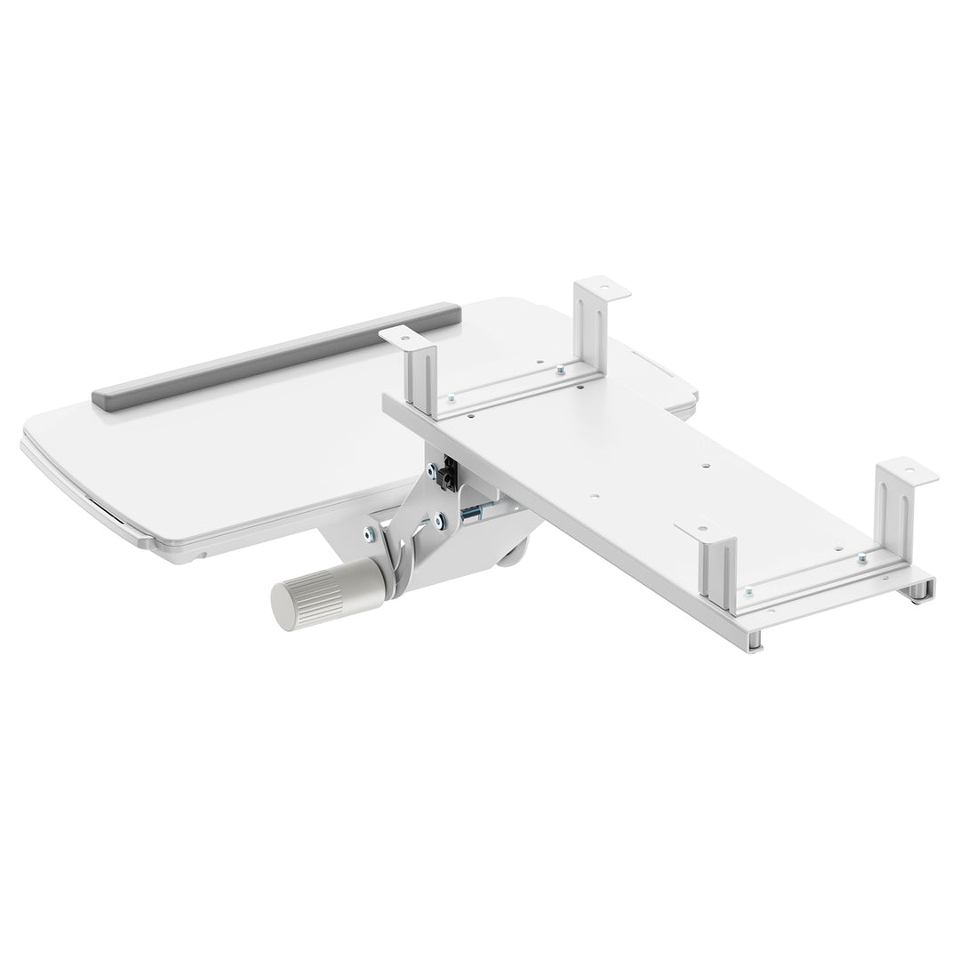 Maclean Untertisch-Tastaturablage verstellbar, max. 5kg, weiß, MC-156 W