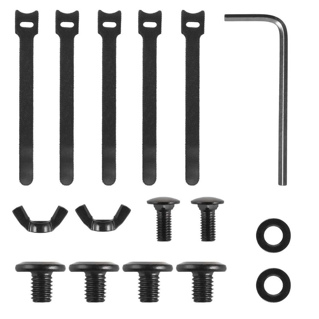 Maclean Untertisch-Kabelorganisation, Tragfähigkeit 5kg, max. 728mm, schwarz, MC-103 B