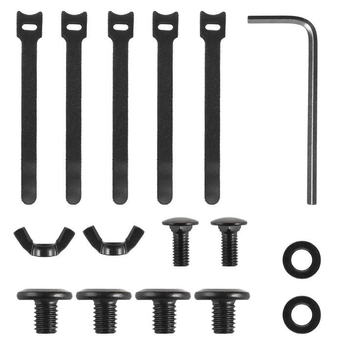 Maclean Untertisch-Kabelorganisation, Tragfähigkeit 5kg, max. 728mm, schwarz, MC-103 B