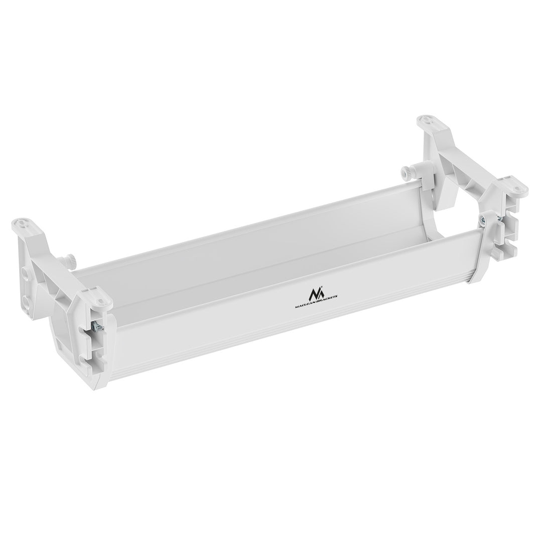 Maclean Untertisch-Kabel-/Auszugsorganisation, max. Belastung 5kg, weiß, MC-106 W