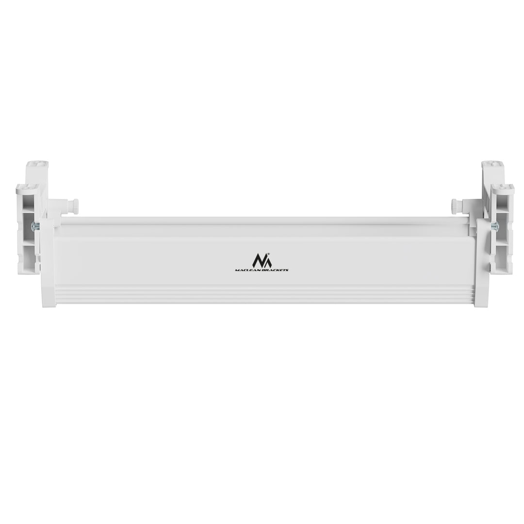 Maclean Untertisch-Kabel-/Auszugsorganisation, max. Belastung 5kg, weiß, MC-106 W