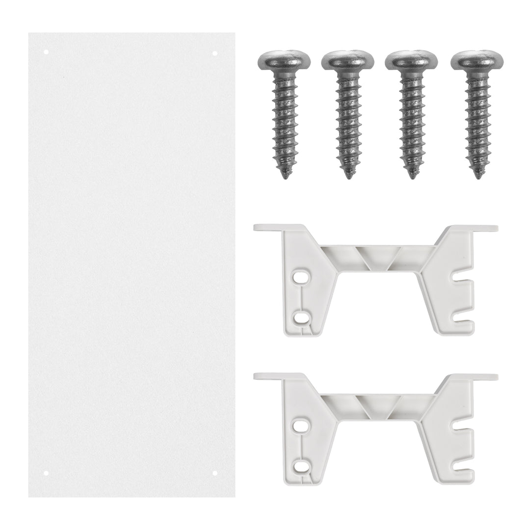 Maclean Untertisch-Kabel-/Auszugsorganisation, max. Belastung 5kg, weiß, MC-106 W