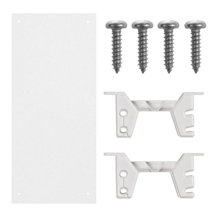 Maclean Untertisch-Kabel-/Auszugsorganisation, max. Belastung 5kg, weiß, MC-106 W