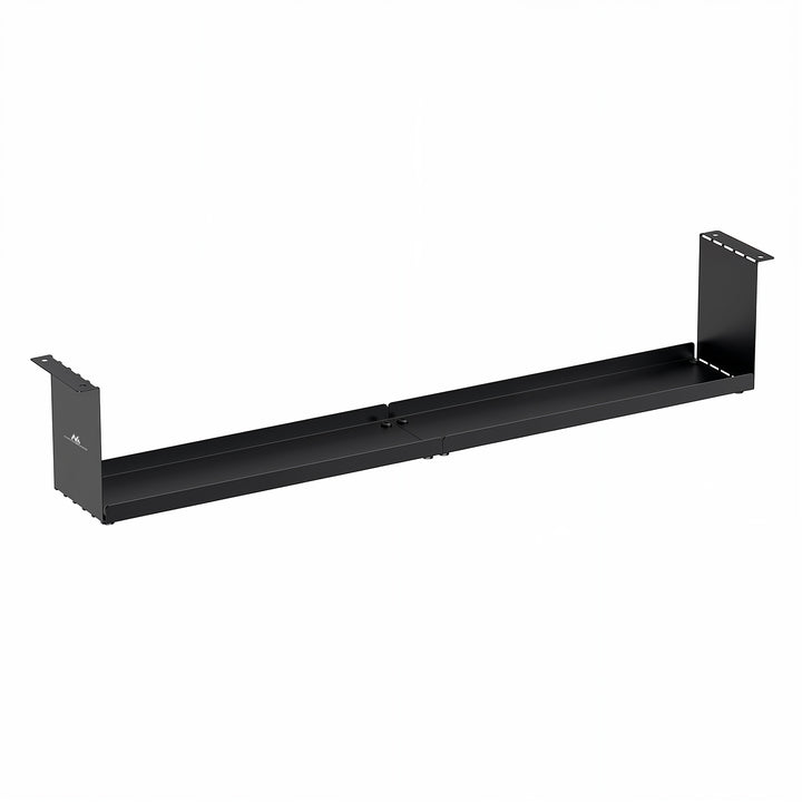 Maclean kompakter Untertisch-Kabelsammler, Tragfähigkeit 5 kg, schwarz, MC-107 B