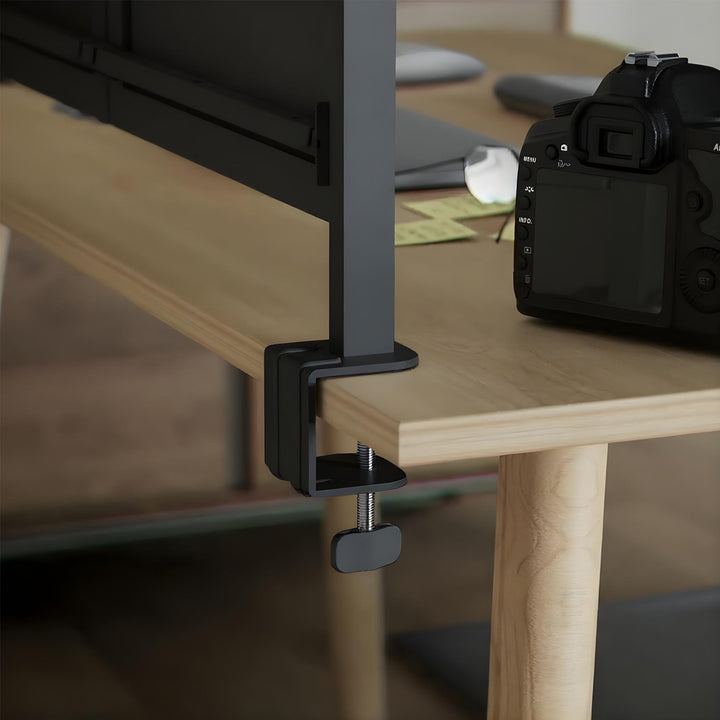 Schreibtischteiler / Organizer Ergo Office, max. Belastung 10kg, weiße Tafel, Breite 1116mm, schwarz, ER-301 B