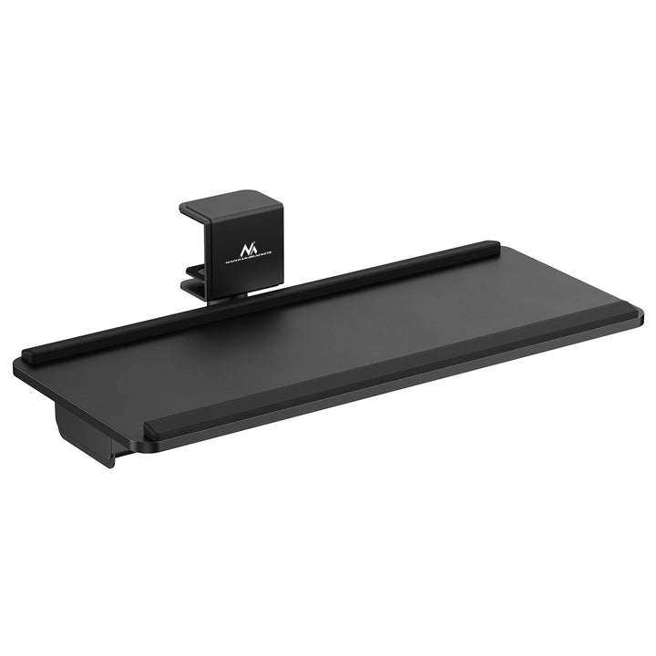 Maclean Untertisch Tastaturhalterung, max. 5kg belastbar, horizontal und vertikal verstellbar, schwarz, MC-108 B