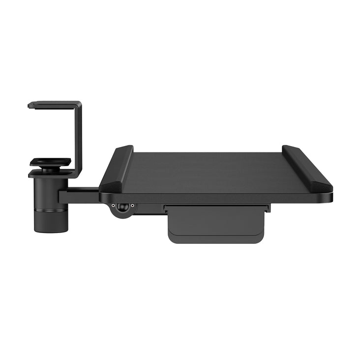 Maclean Untertisch Tastaturhalterung, max. 5kg belastbar, horizontal und vertikal verstellbar, schwarz, MC-108 B