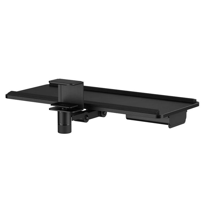 Maclean Untertisch Tastaturhalterung, max. 5kg belastbar, horizontal und vertikal verstellbar, schwarz, MC-108 B