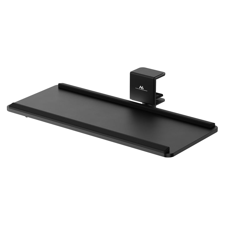 Maclean Untertisch Tastaturhalterung, max. 5kg belastbar, horizontal und vertikal verstellbar, schwarz, MC-108 B
