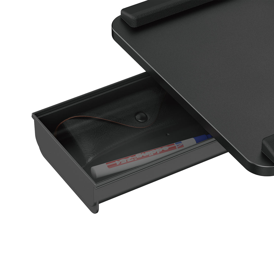 Maclean Untertisch Tastaturhalterung, max. 5kg belastbar, horizontal und vertikal verstellbar, schwarz, MC-108 B