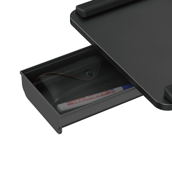 Maclean Untertisch Tastaturhalterung, max. 5kg belastbar, horizontal und vertikal verstellbar, schwarz, MC-108 B