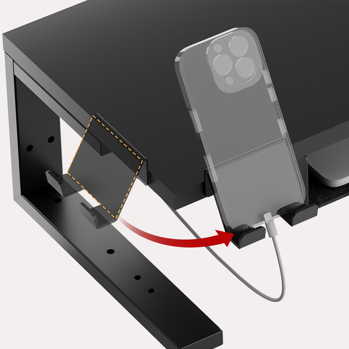 Laptop-/Monitorständer Ergo Office, Tragfähigkeit 20kg, für Diag. 13-32", schwarz, ER-303 B