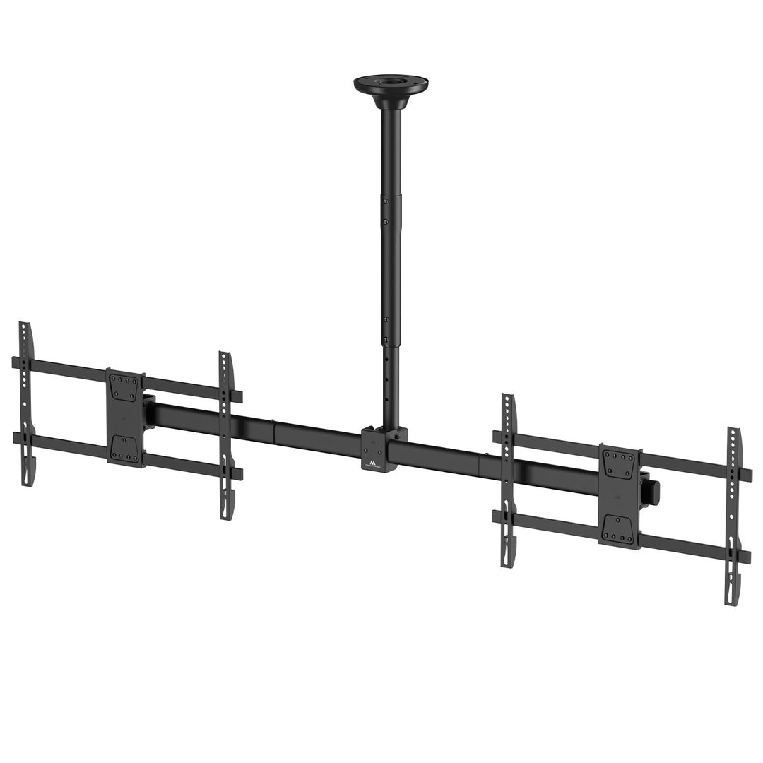 Maclean Deckenhalterung für zwei TV-Geräte, max. Belastung 2x40kg, 34-60", max VESA 600x400, MC-111 B