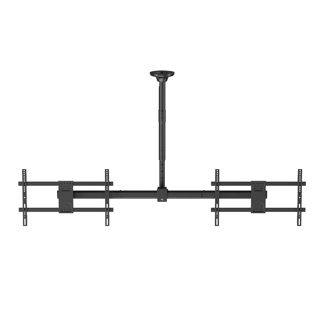 Maclean Deckenhalterung für zwei TV-Geräte, max. Belastung 2x40kg, 34-60", max VESA 600x400, MC-111 B