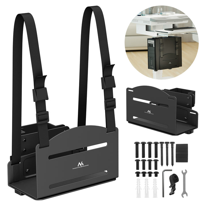 Maclean CPU-Halter, Bereich 122-212mm, max. Belastung 10kg, schwarz, MC-116 B