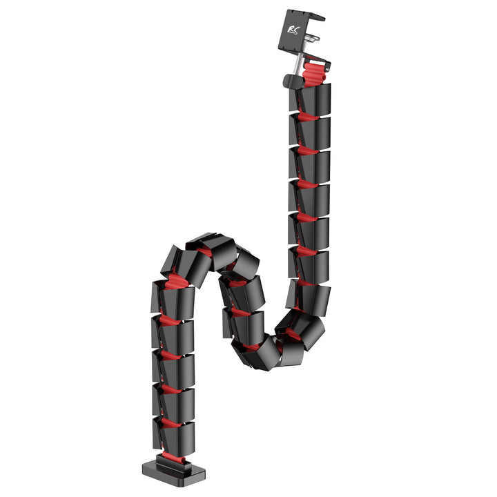 Nano RS Kabelkanal Organizer 1345mm, schwarz und rot, RS125
