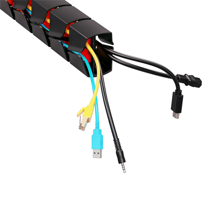 Nano RS Kabelkanal Organizer 1345mm, schwarz und rot, RS125