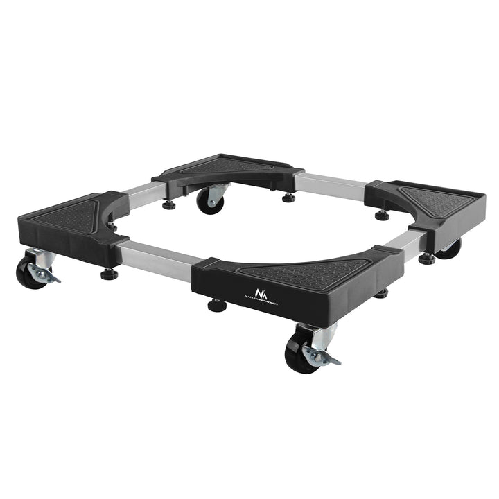 Fahrbarer Waschmaschinenständer Maclean, feststellbar auf Rollen, 500-700mm breit, universal, bis 200kg, MC-118 B