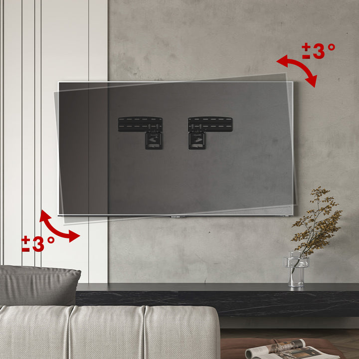 Maclean TV-Halterung, kompatibel mit Samsung QLED-TVs, 43"-85", max. 60kg, MC-806 N