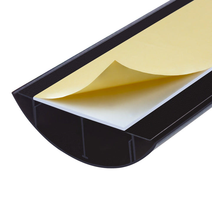 Aluminium-Kabelabdeckleiste 62x20x750mm schwarz MC-814 B Maclean
