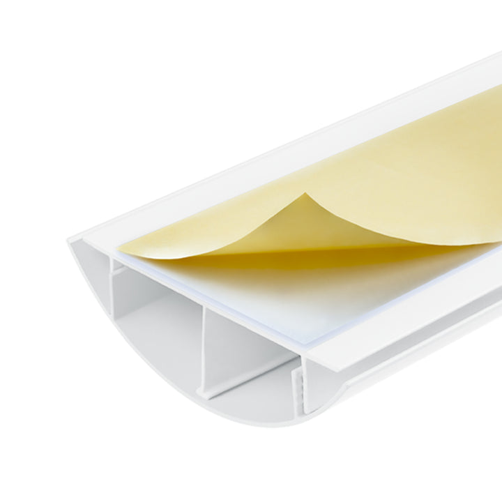 Aluminium-Kabelabdeckleiste, 62x20x750mm weiß MC-814 W Maclean