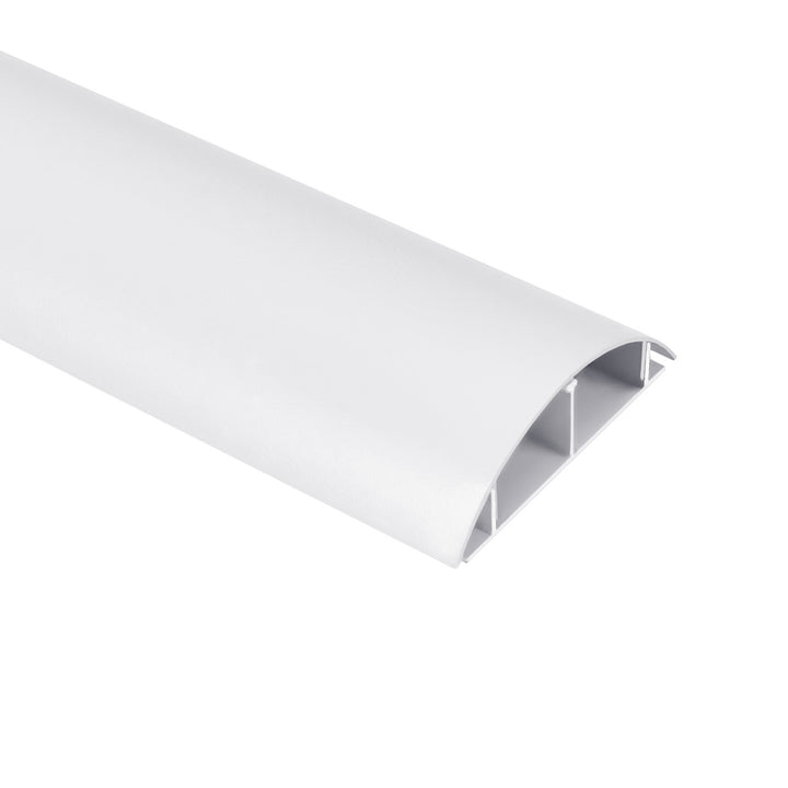 Aluminium-Kabelabdeckleiste, 62x20x750mm weiß MC-814 W Maclean