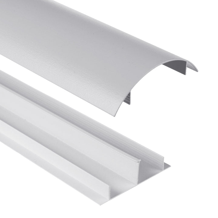 Aluminium-Kabelabdeckleiste, 62x20x750mm silber MC-814 S Maclean