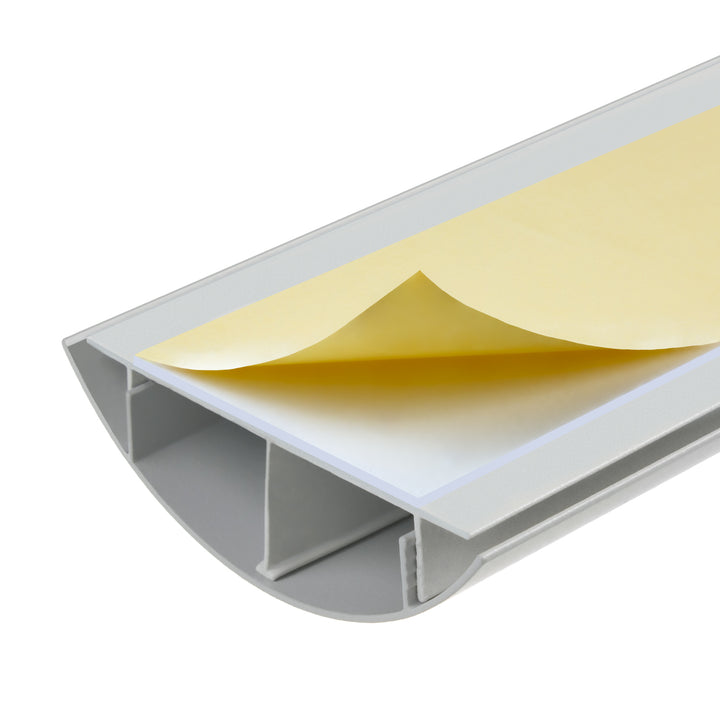 Aluminium-Kabelabdeckleiste, 62x20x750mm silber MC-814 S Maclean