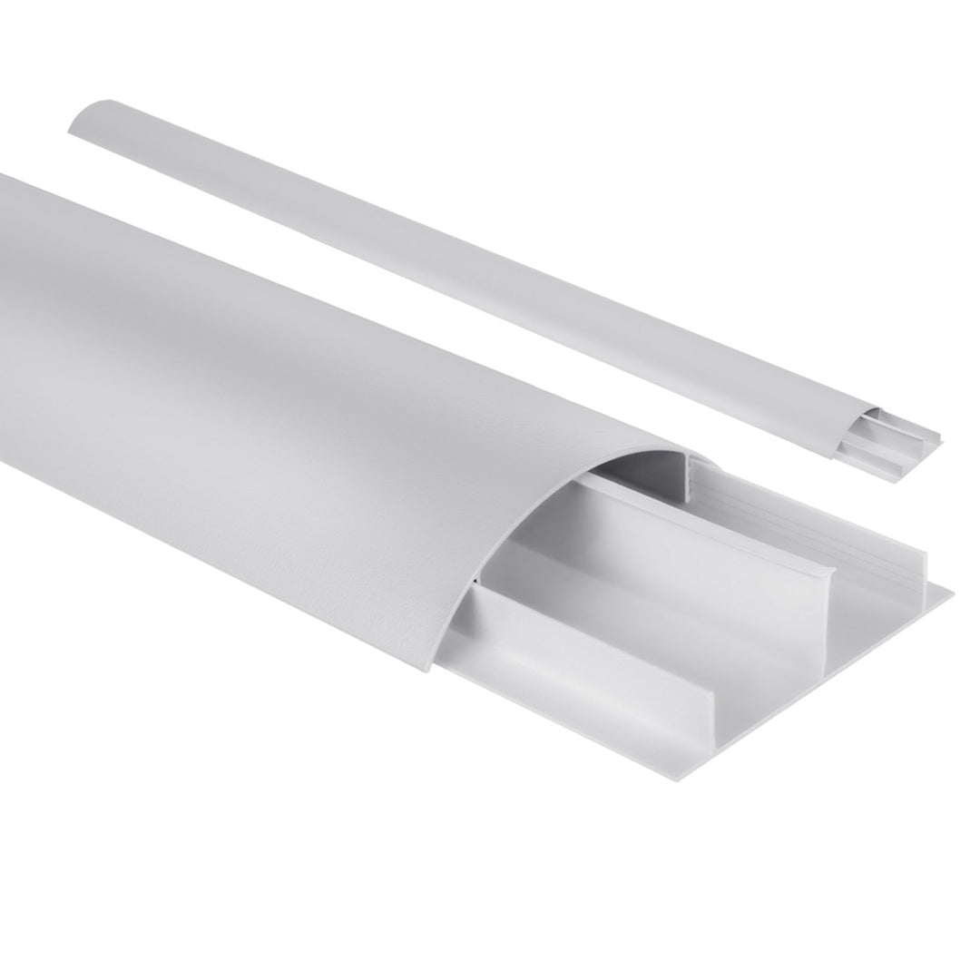 Aluminium-Kabelabdeckleiste, 62x20x750mm silber MC-814 S Maclean