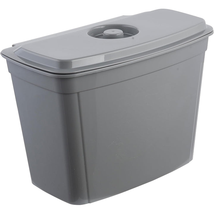 Keeeper Mülleimer, Hängeabfalleimer, mit Deckel, 4L, grau, Mailand