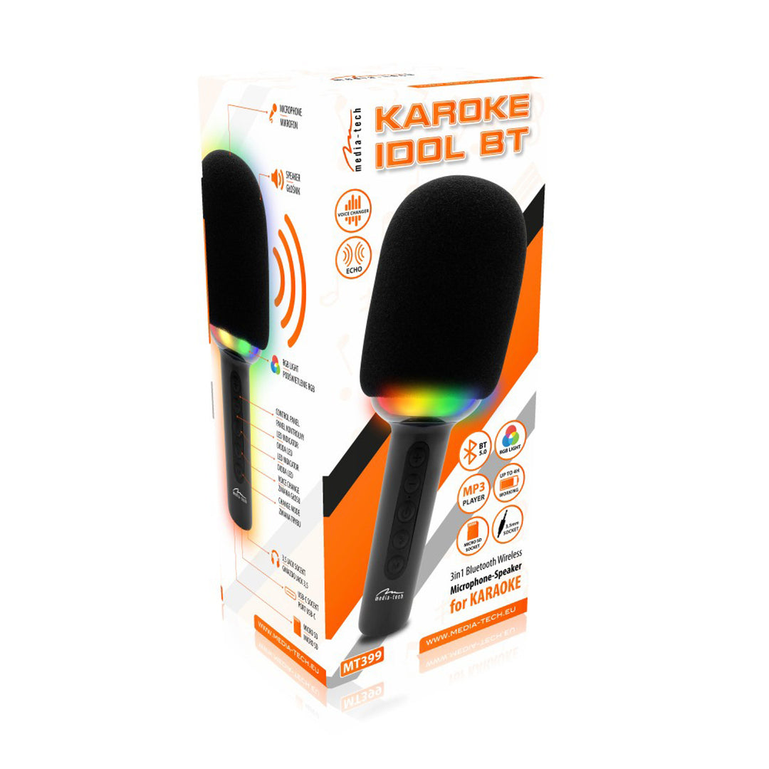 Karaoke-Mikrofon mit Bluetooth-Lautsprecher KARAOKE IDOL BT Media-Tech MT399