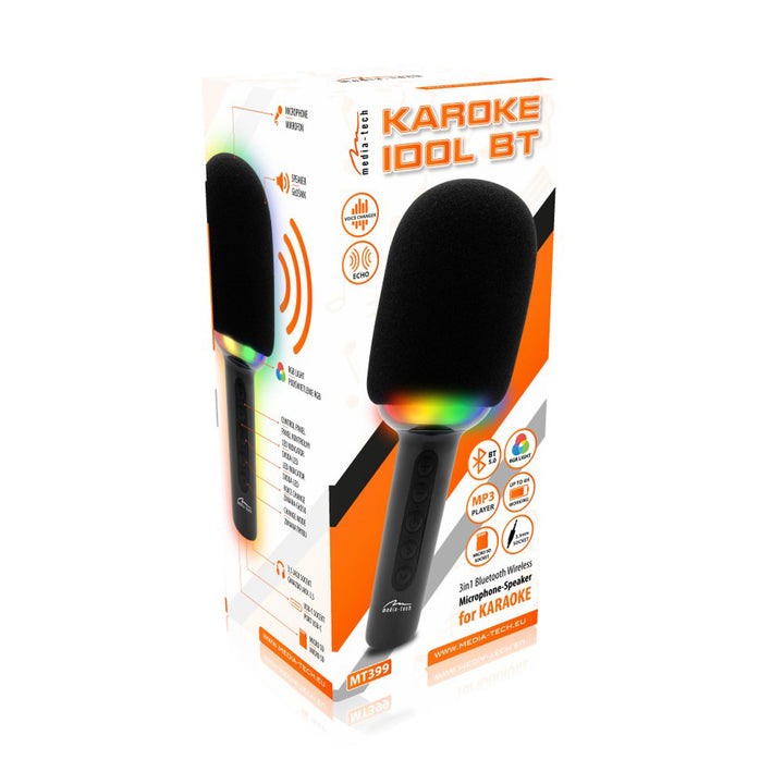 Karaoke-Mikrofon mit Bluetooth-Lautsprecher KARAOKE IDOL BT Media-Tech MT399